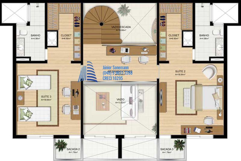 Apartamento à venda com 3 quartos, 203m² - Foto 23