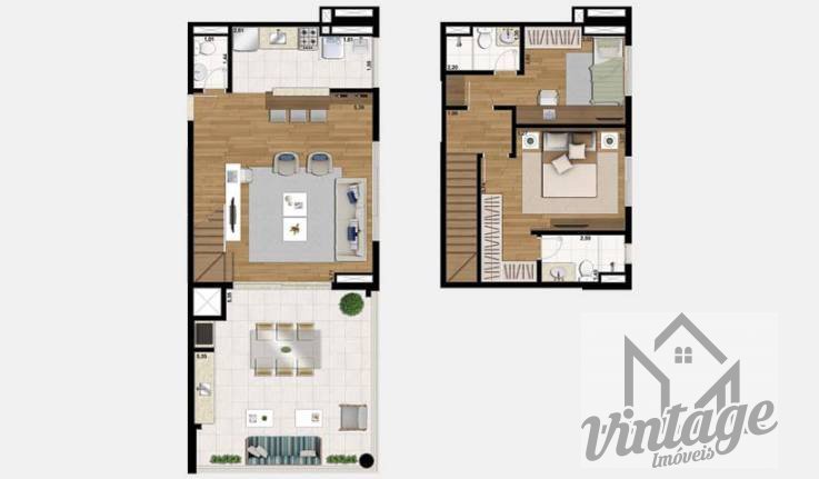 Cobertura à venda com 2 quartos, 120m² - Foto 6