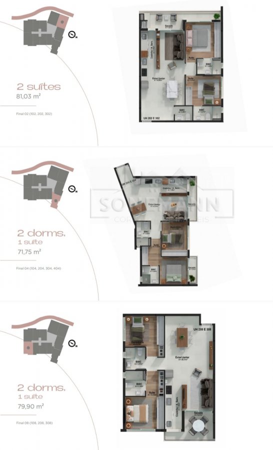 Apartamento à venda com 2 quartos, 80m² - Foto 16