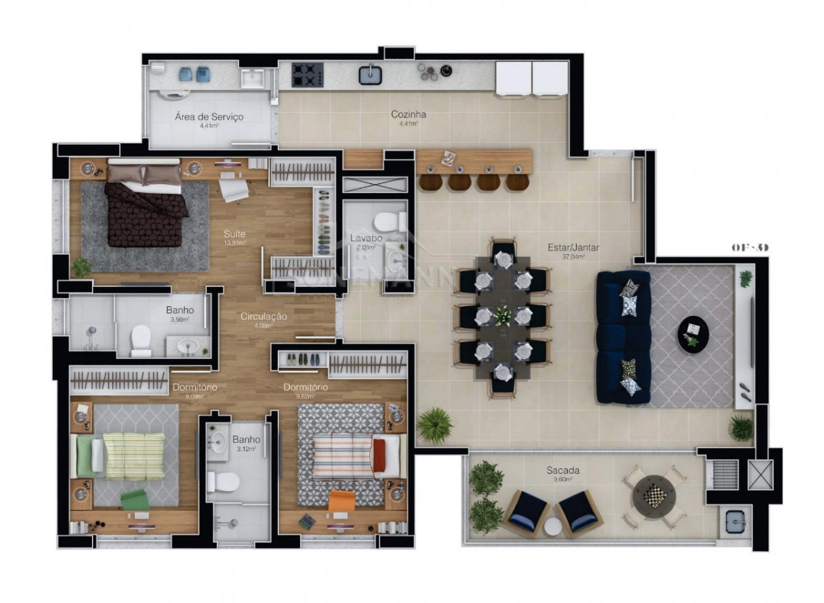 Apartamento à venda com 3 quartos, 123m² - Foto 24