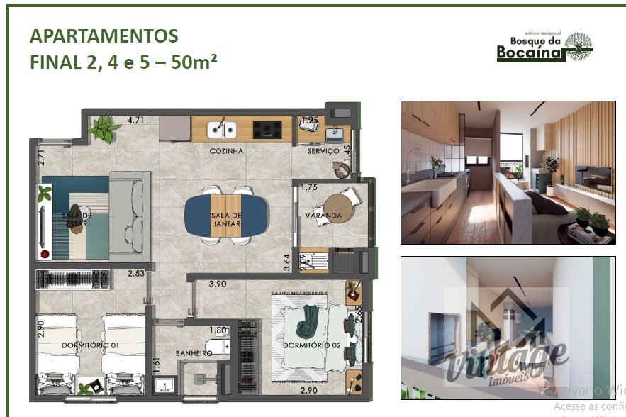 Apartamento à venda com 2 quartos, 50m² - Foto 6